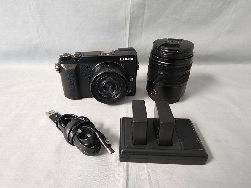 Panasonic LUMIX DMC-GX85 Mirrorless Camera W/ 12-32mm & 45-150mm Lens