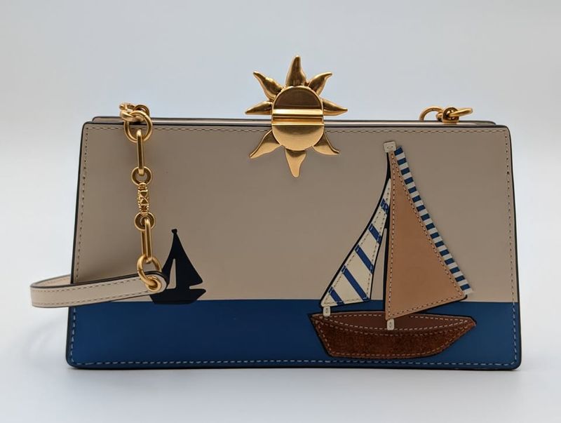Tory Burch Sailboat Applique Handbag