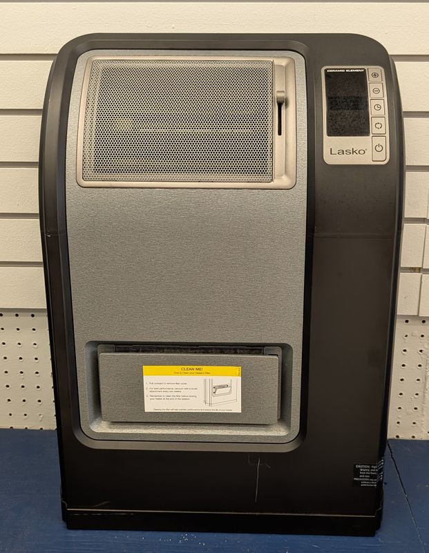 Lasko Cyclonic Ceramic Heater with Adjustable Thermostat CC24849