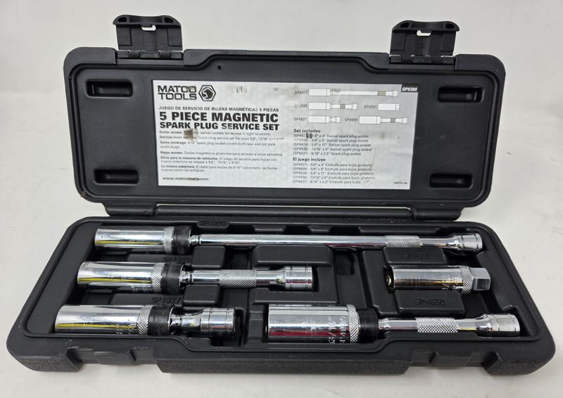 MATCO Tools 5pc Magnetic Spark Plug Service Set SPK5M