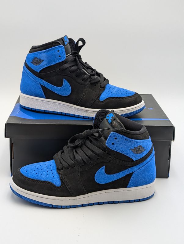 Jordan 1 Retro High OG Royal Reimagined (GS) Size 6.5Y Sneakers