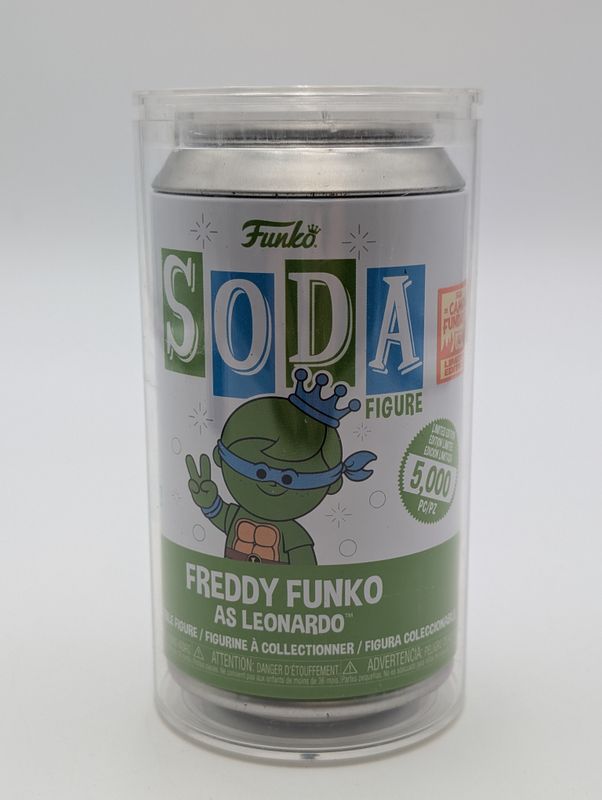 Funko Soda Figure - TMNT - Freddy Funk as Leonardo w/ Case