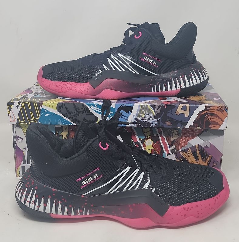 adidas D.O.N. Issue #1 Symbiote Spider Man Size 7 Sneakers