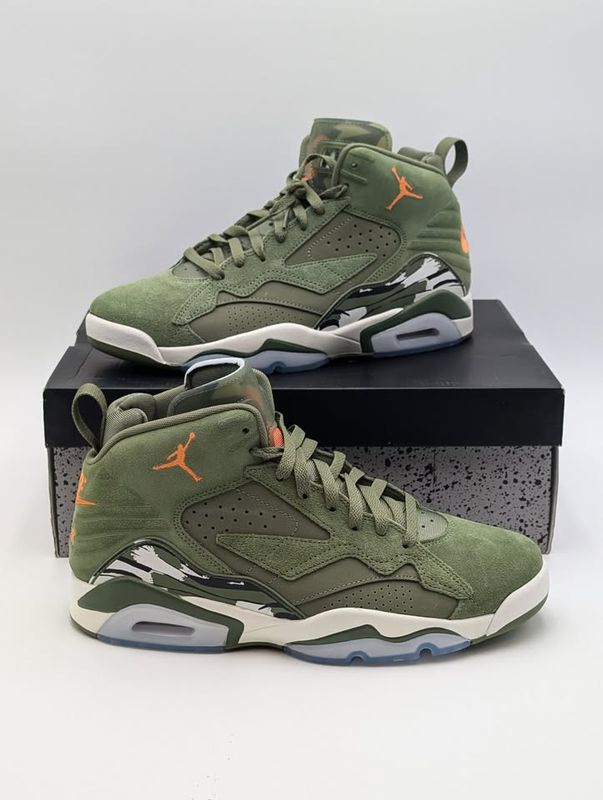 Jordan MVP Sky J Light Olive Sneakers Size 10.5