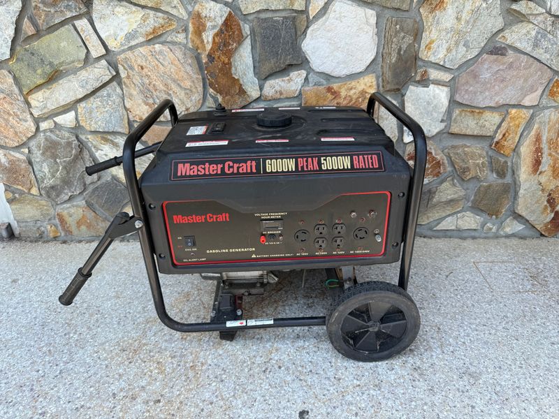 MasterCraft 6000W Generator PG6000MC
