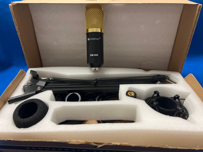 Voilamart USB Streaming Podcast Microphone