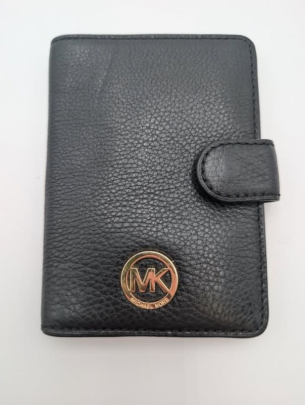 Michael Kors Bifold Black Leather Wallet