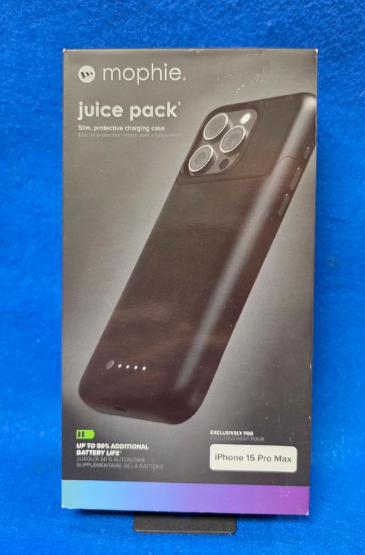 Mophie Juice Pack Charger Case for iPhone 15 Pro Max