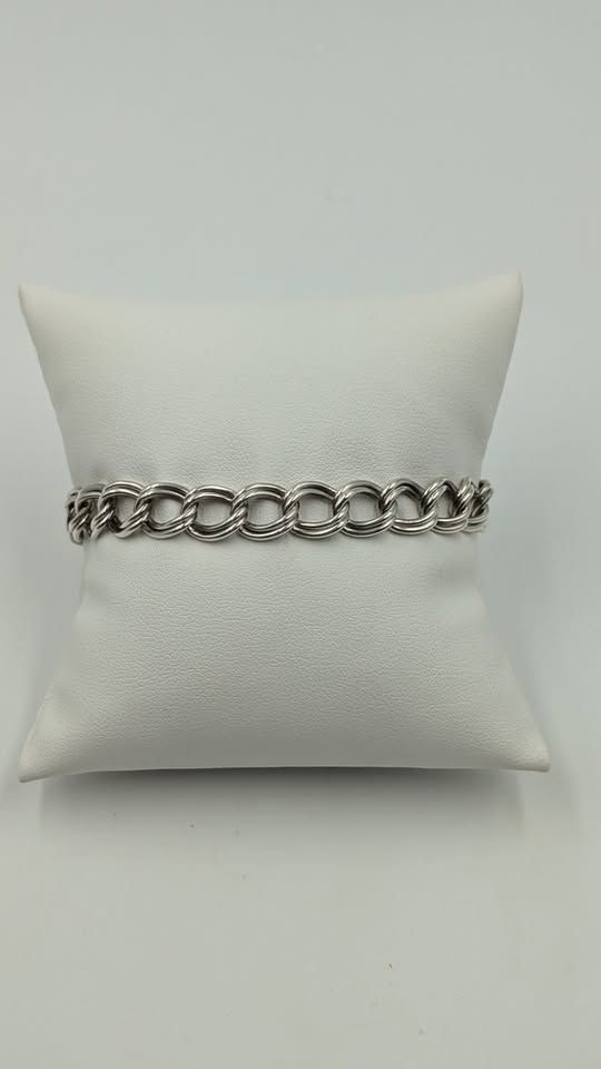 Sterling Silver 7 1/4 Sterling Silver 7 1/4" Charm Bracelet