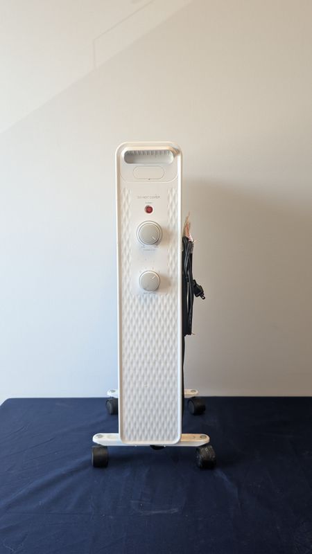 Mainstays 1500W Mechanical Oil Filled Electric Space Heater WSH07O2AWW