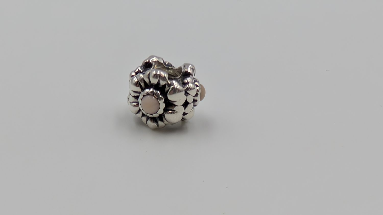 Pandora October Pink Opal Birthday Blooms Charm Pandora October Pink Opal Birthday Blooms Charm
