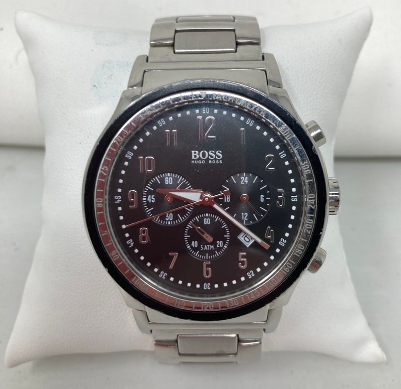 Men's Black Hugo Boss Chronograph Watch