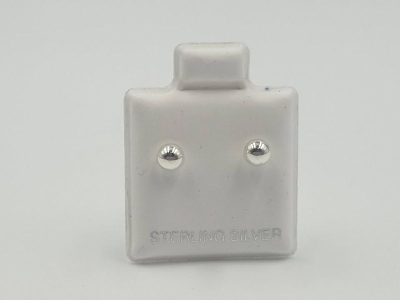 Sterling Silver 4mm Ball Stud Earrings