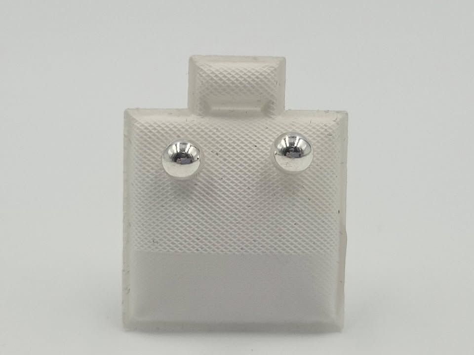 Sterling Silver 5mm Ball Stud Earrings
