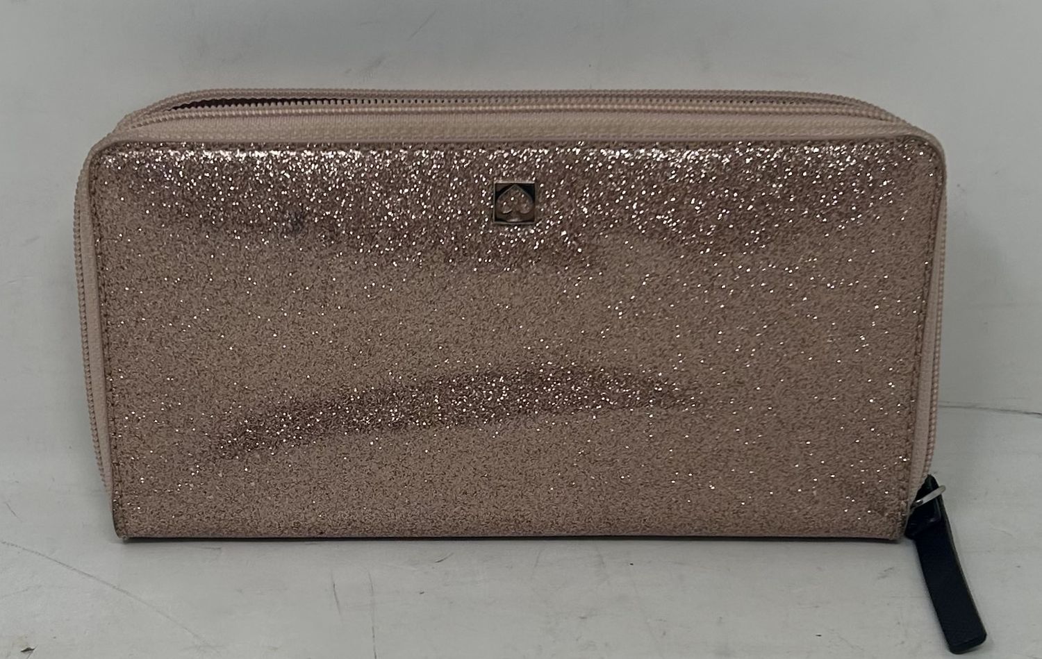 Kate Spade Mavis Street Neda Continental Zip Wallet-Sparkle Rose Gold