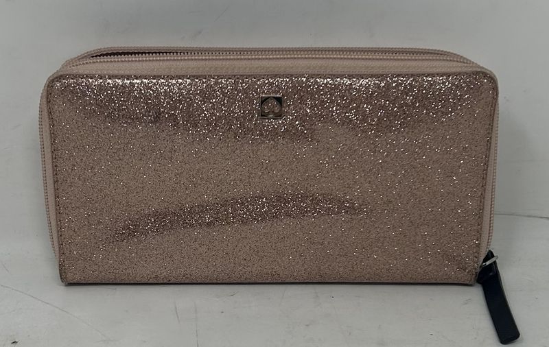 Kate Spade Mavis Street Neda Continental Zip Wallet-Sparkle Rose Gold