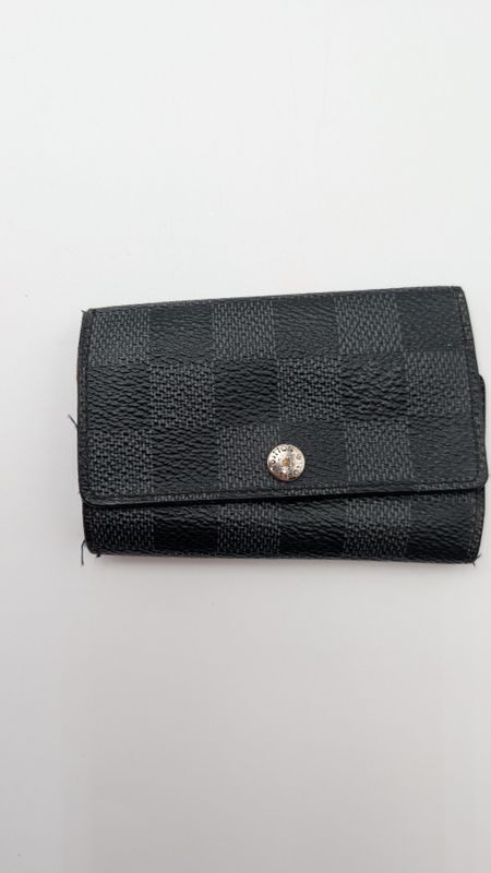 Vintage Louis Vuitton Damier Graphite Multicles 6 Key Holder