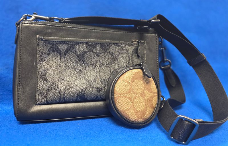 Coach Holden Crossbody In Blocked Signature Canvas