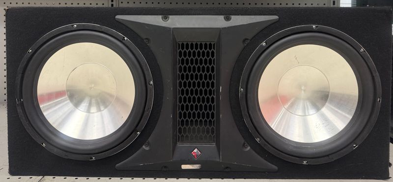 Dual 15" Car Speakers