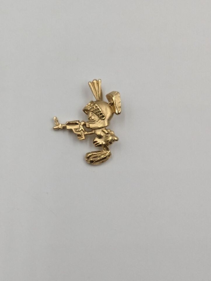 14kt Yellow Gold Marvin the Martian Pendant 14kt Yellow Gold Marvin the Martian Pendant