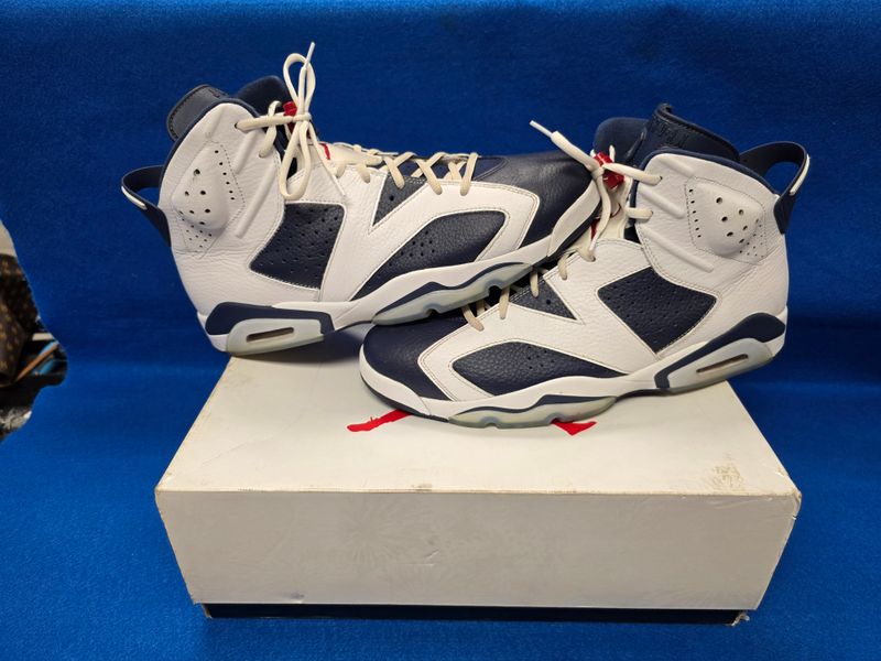 Jordan 6 Retro Olympic Size 14 Sneakers
