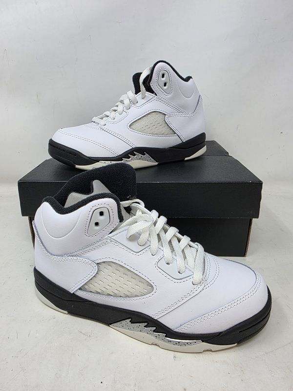 Air Jordan 5 Retro (PS) 'White Black' Size 1Y