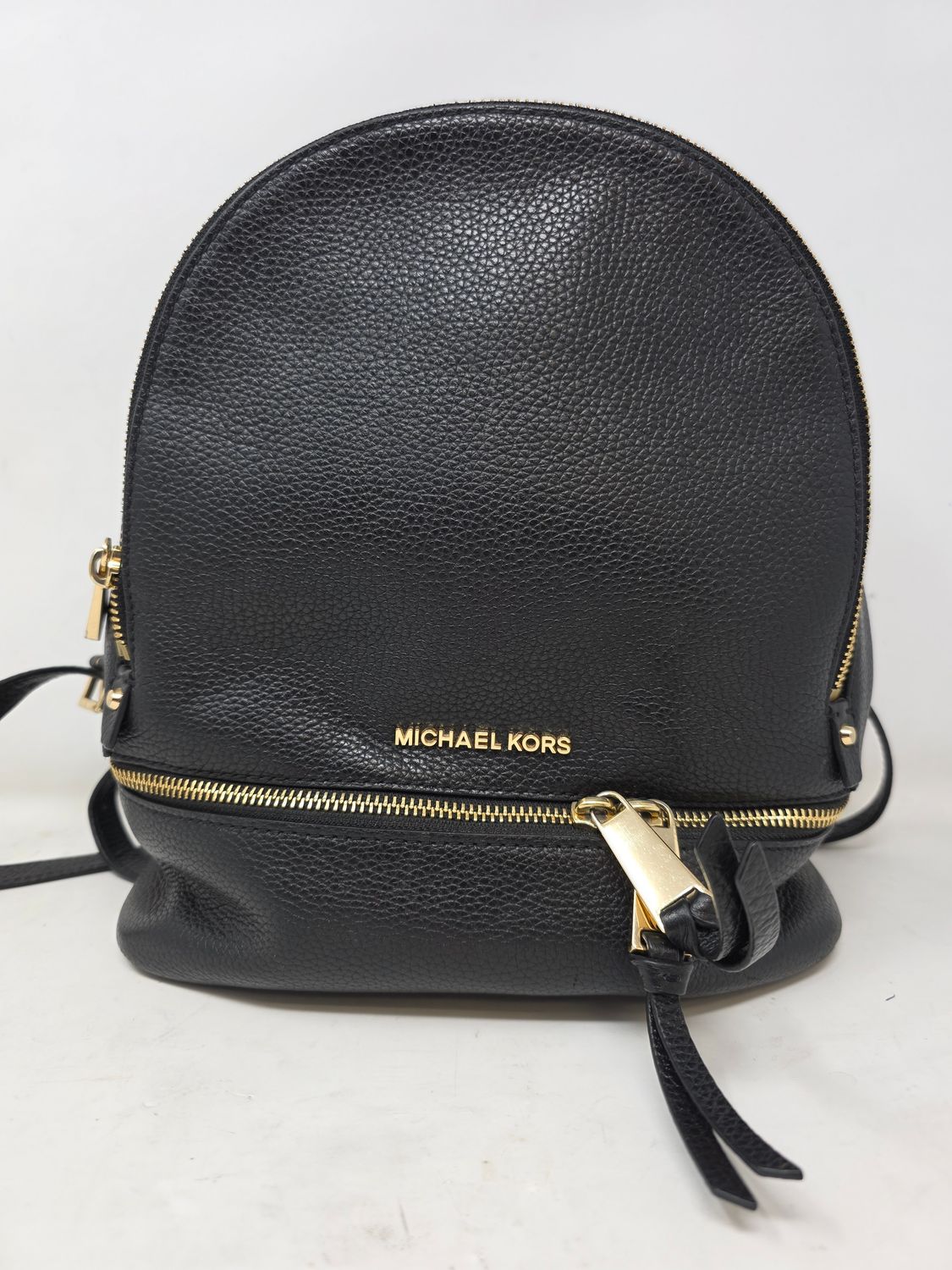 Michael Kors Rhea Medium Pebbled Leather Backpack Michael Kors Rhea Medium Pebbled Leather Backpack