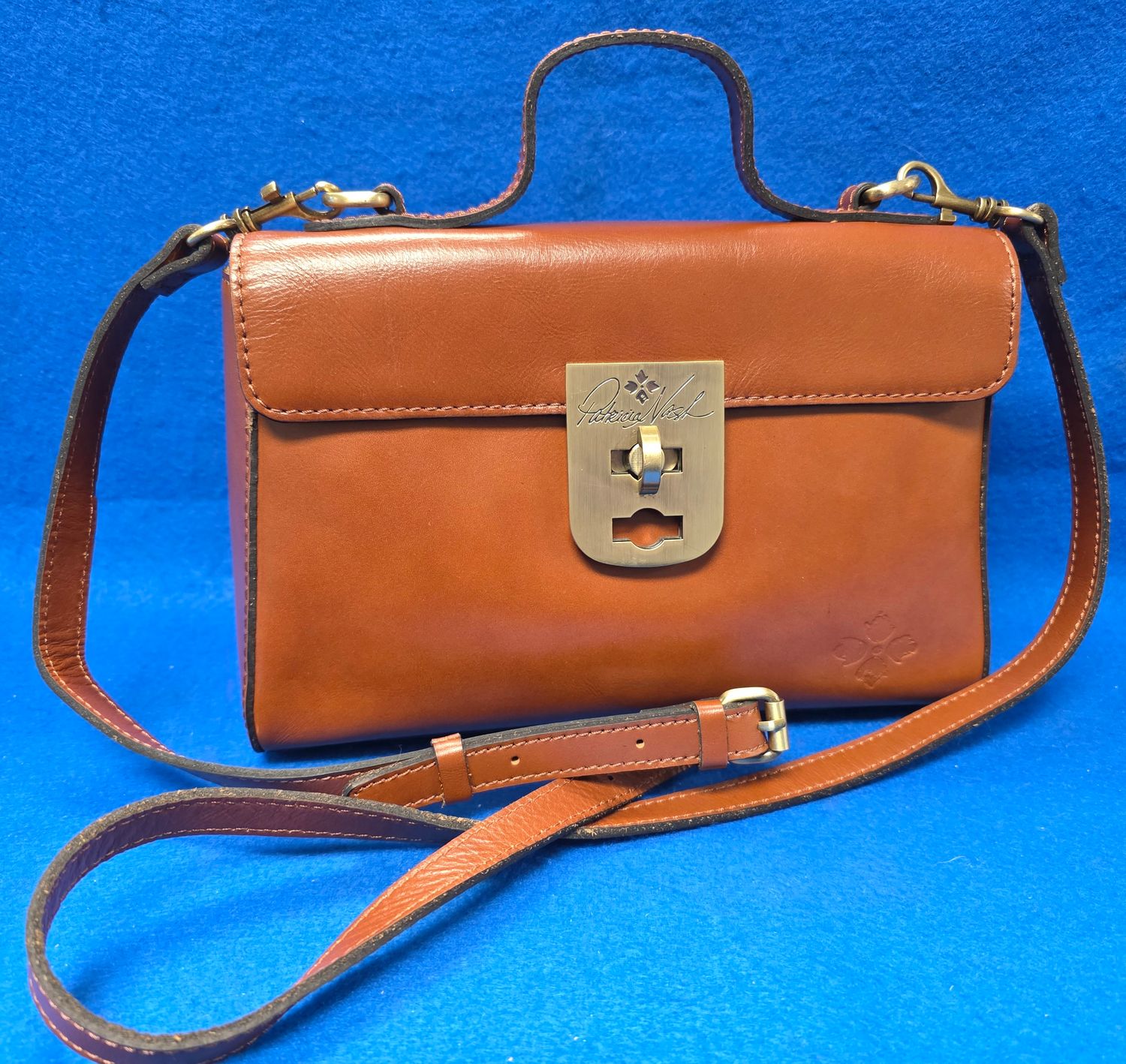 Patricia Nash Leather Carisbrooke Satchel