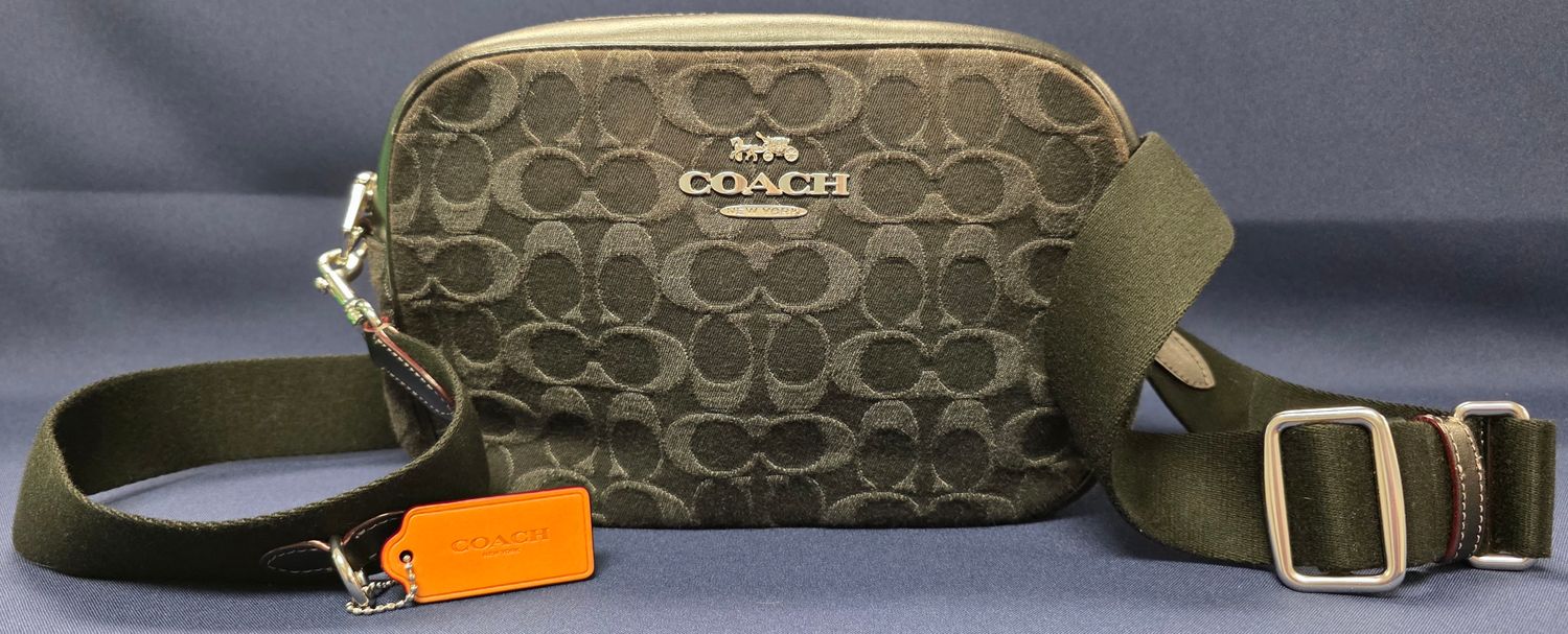 Coach Jamie In Signature Denim Camera Bag Coach Jamie In Signature Denim Camera Bag