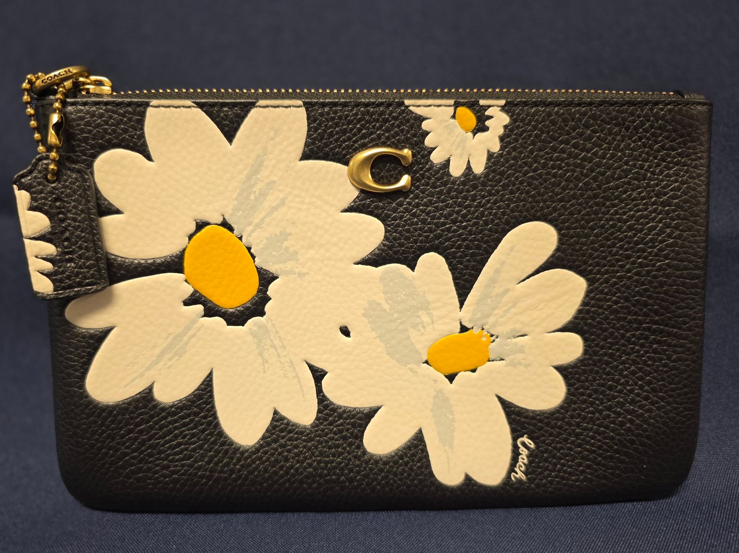 Coach Small Floral Print Wristlet