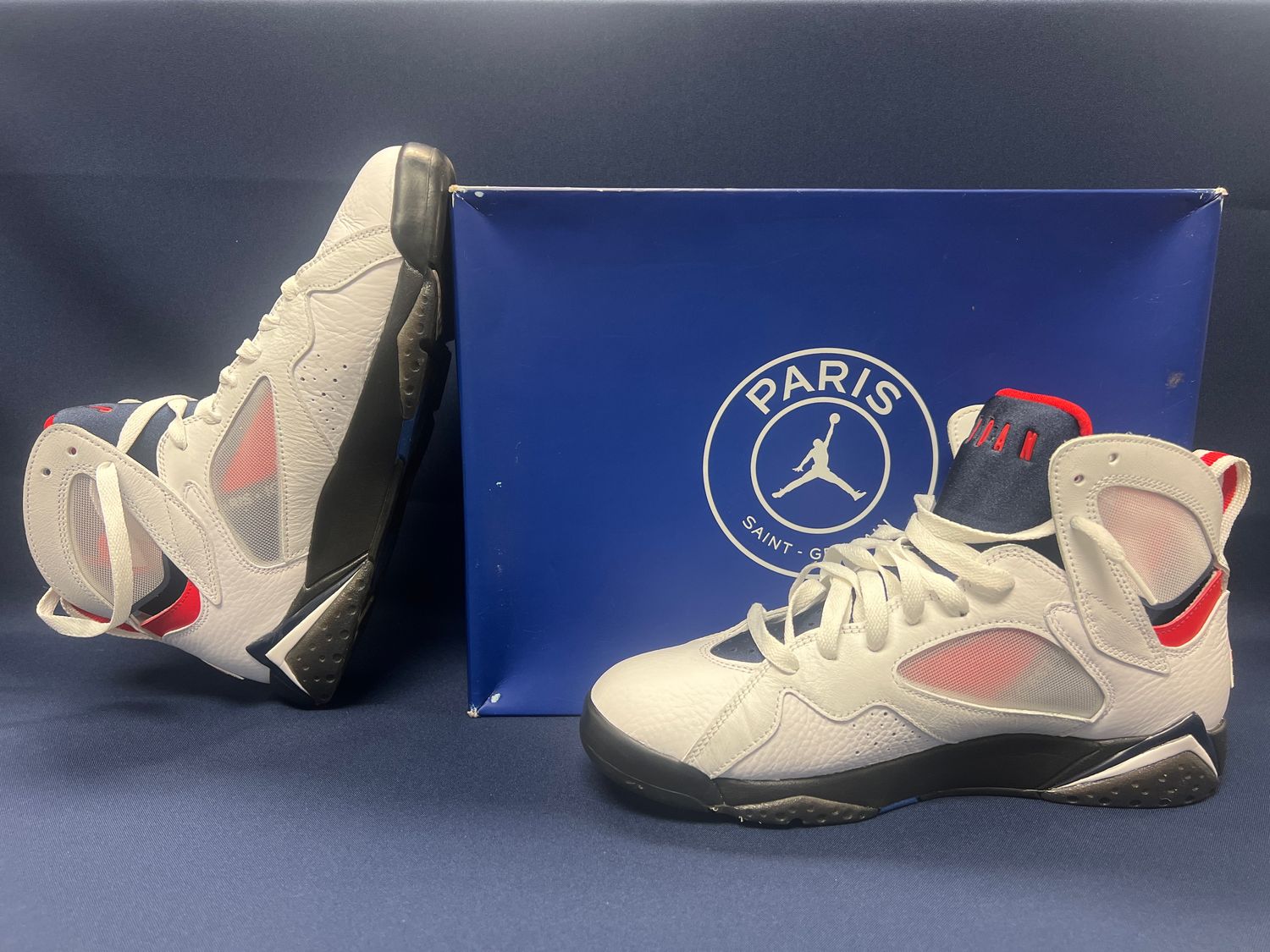 Paris Saint-Germain x Air Jordan 7 Retro 'Paname' Size 8.5 Mens Sneakers