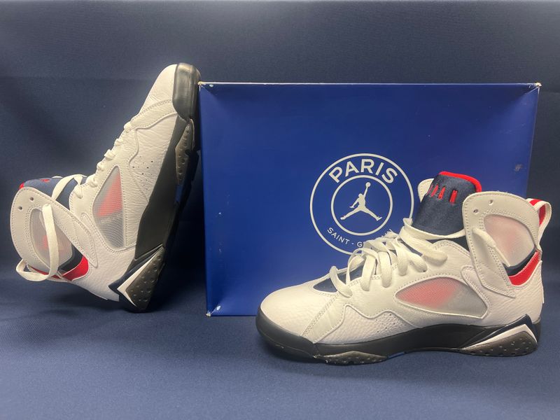 Paris Saint-Germain x Air Jordan 7 Retro 'Paname' Size 8.5 Mens Sneakers