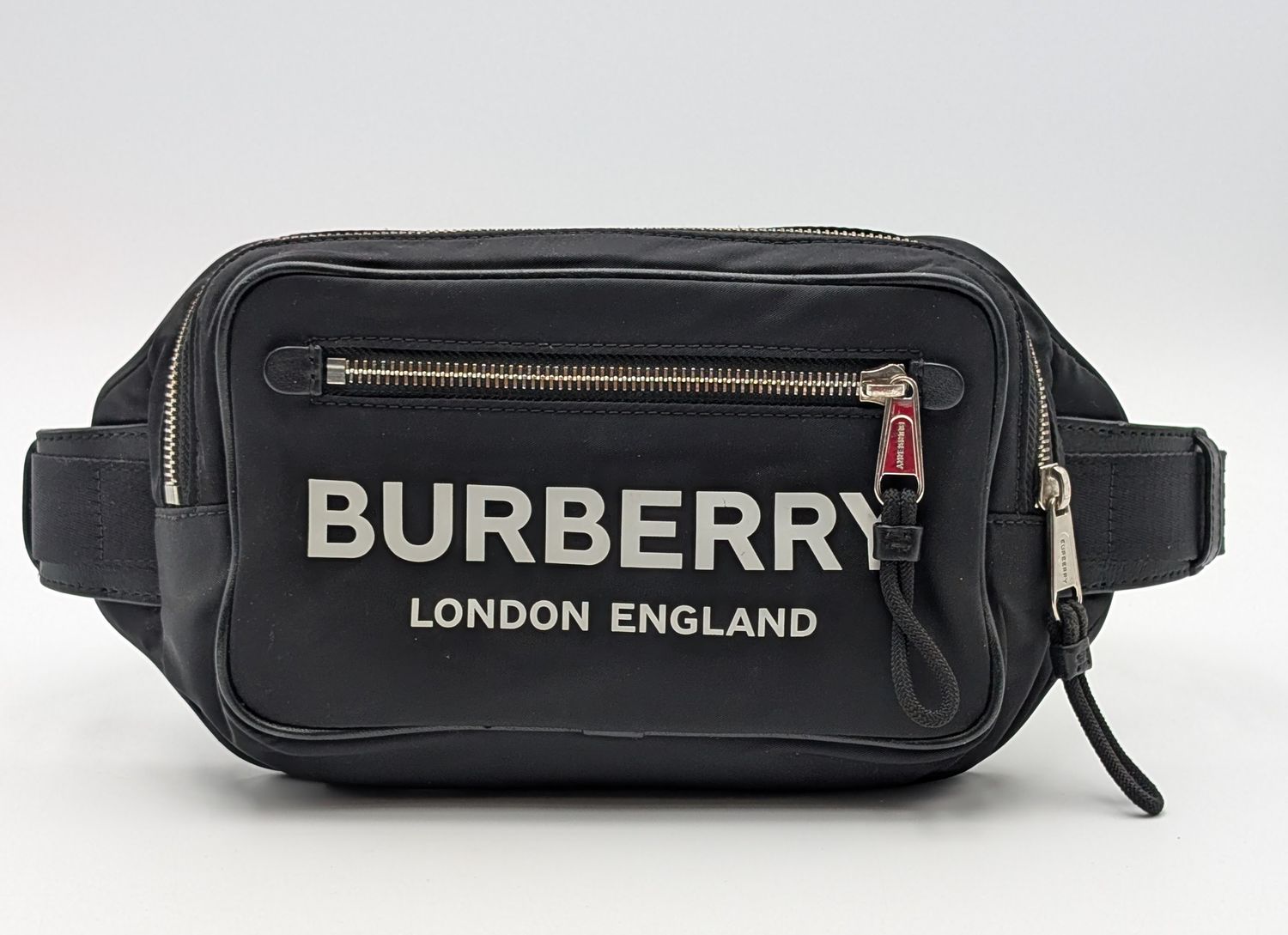 Burberry Logo Print Nylon Bumbag