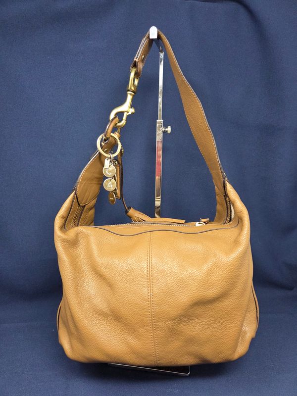 Coach Leather Hobo Shoulder Bag