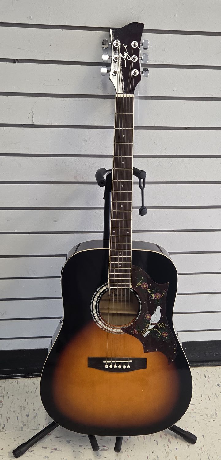 Jay Acoustic Guitar JJ45FCET-BLSB
