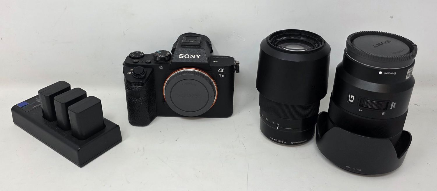 Sony Alpha A7 II w/18-105mm & 55-210mm Lens