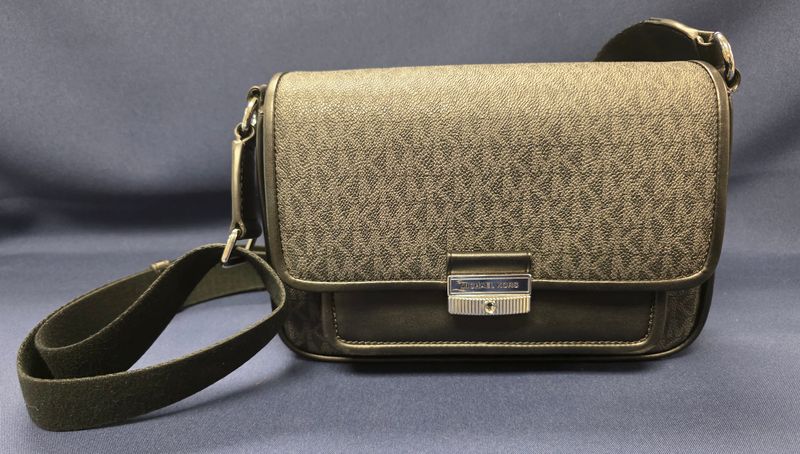 Michael Kors Bradshaw Medium Signature Logo Messenger Bag