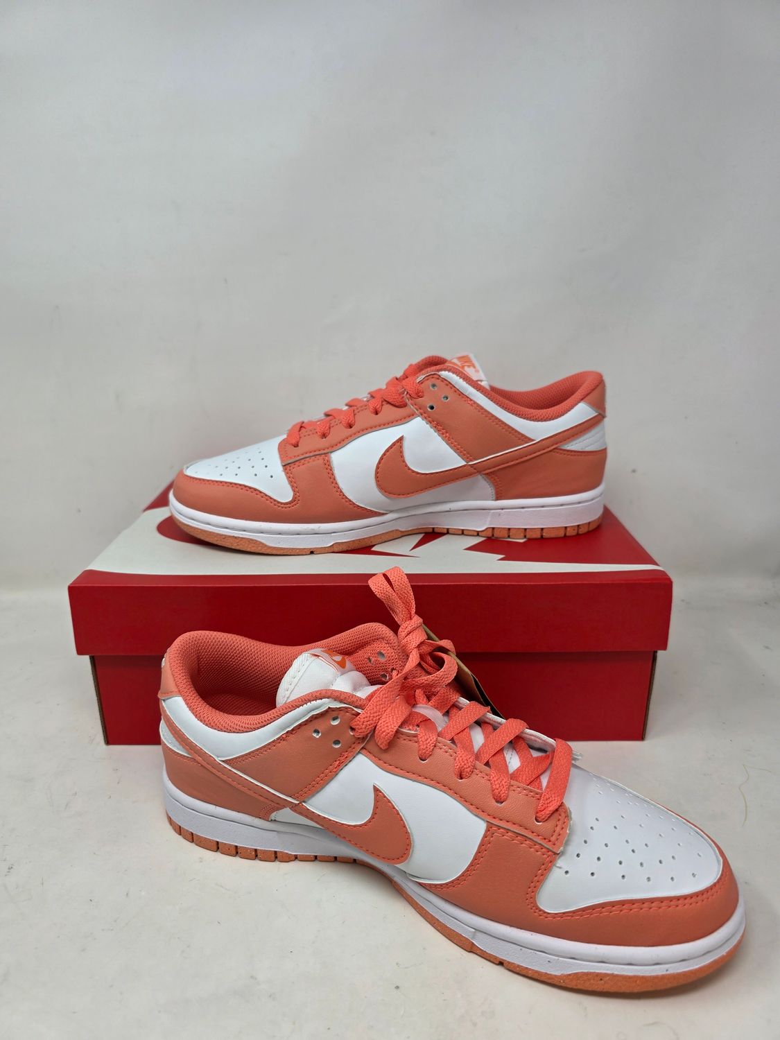 Nike Dunk Low Light Wild Mango Size 10 Womens Sneakers