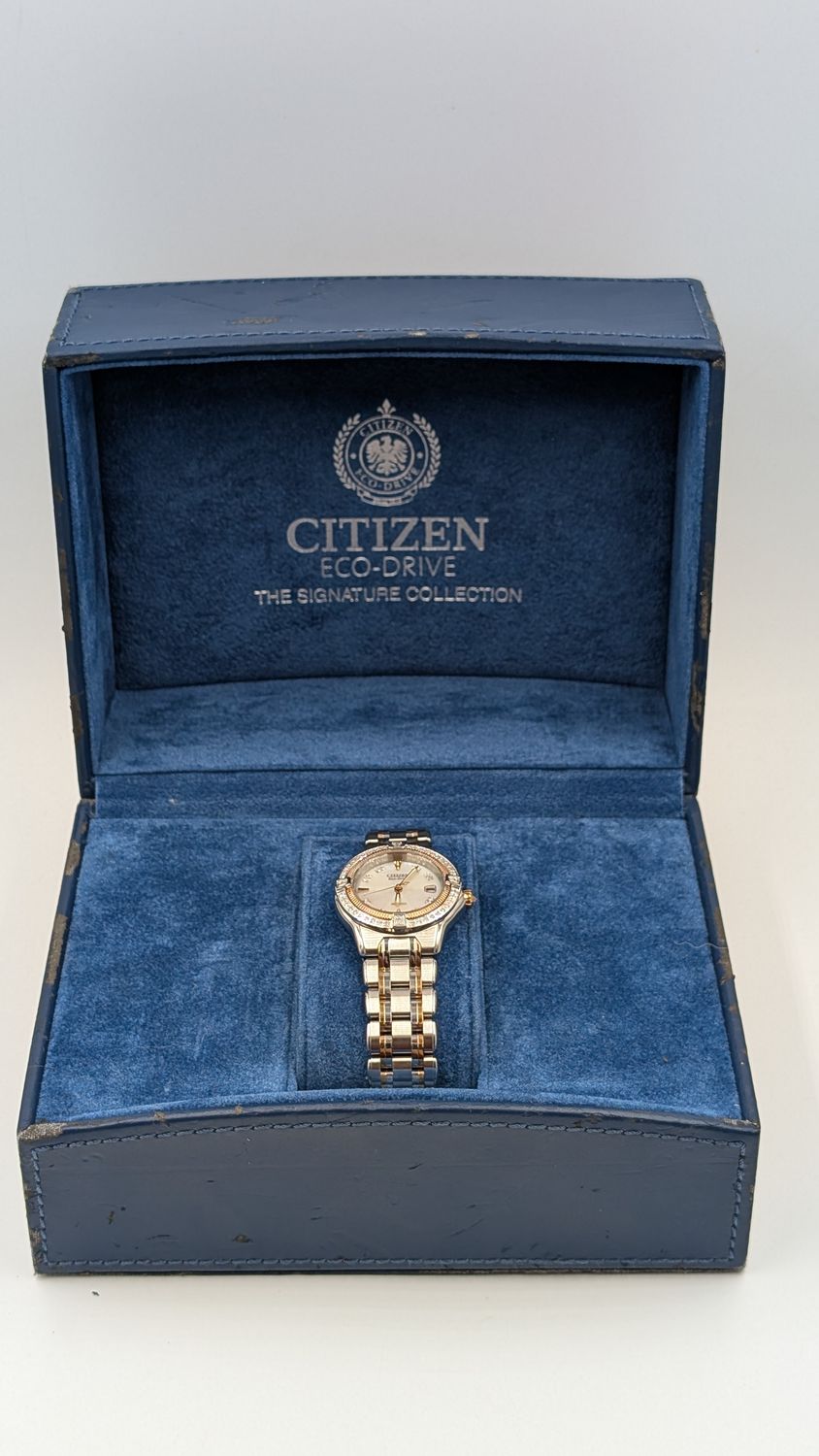 Ladies Citizen Eco Drive Watch E011-S062543 MOP & Diamond
