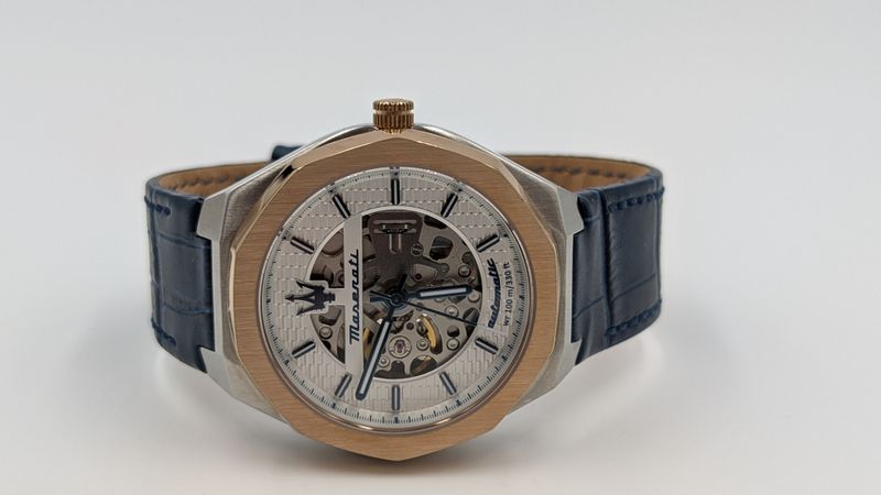 Maserati Stile R8821142001 Men's Skeleton Chronograph Watch