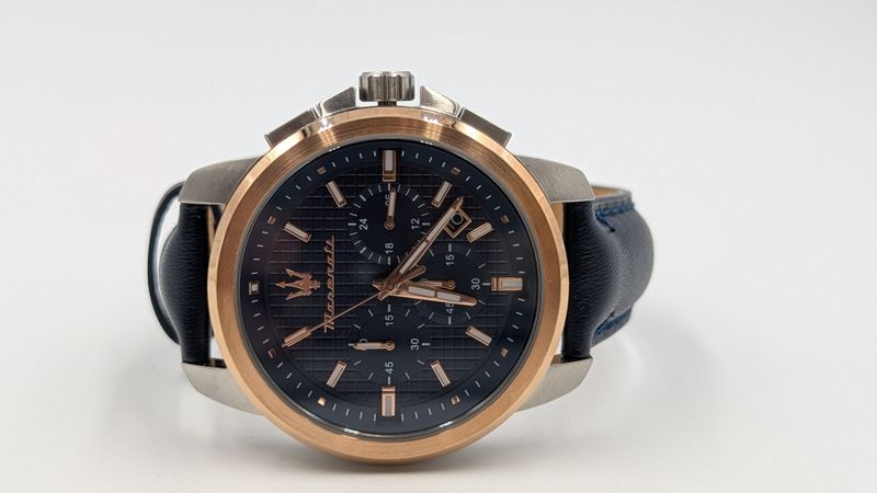Maserati Successo Blue Dial Chronograph R8871621015 Men's Watch