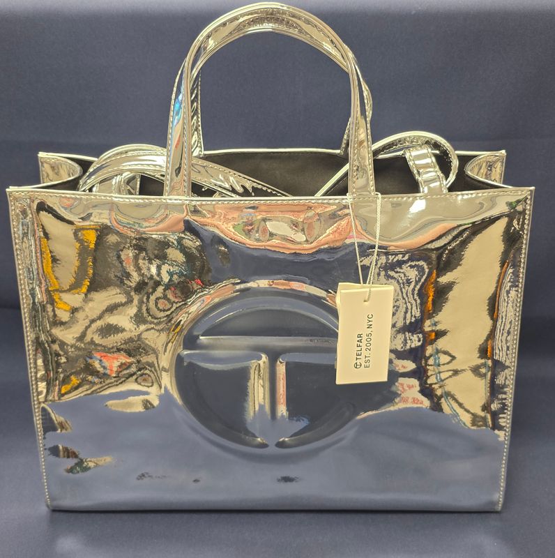 Telfar Mirror Large Shopping Bag