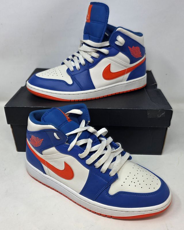 Nike Air Jordan 1 Mid "Knicks" Size 10 Sneakers