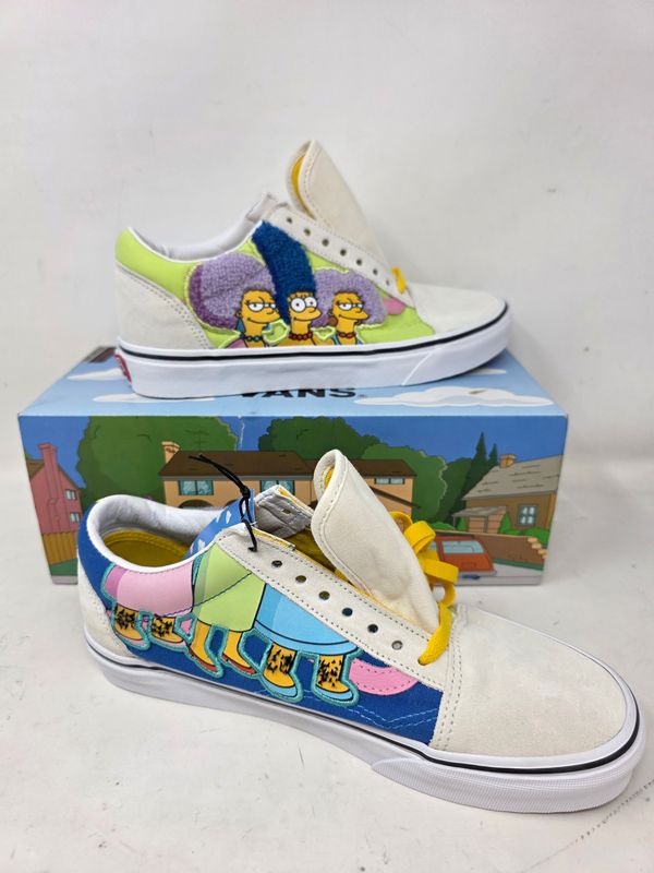 Vans x The Simpsons Old Skool "The Bouvier Sisters" Size 7.5 Mens/9.0 Wmns