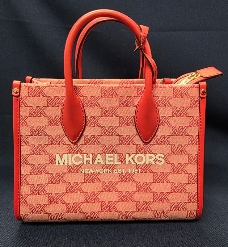 Michael Kors Small Mirella Logo Jacquard Crossbody bag