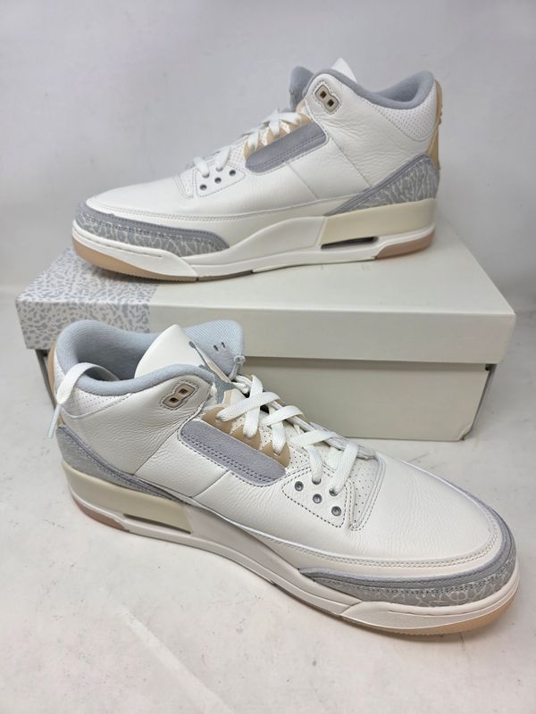 Air Jordan 3 Retro Craft "Ivory" Size 13 Sneakers