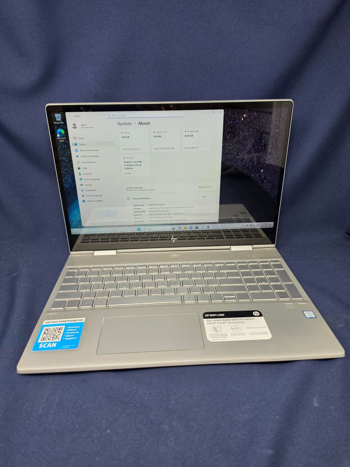 HP Laptop 15-DR1066NR