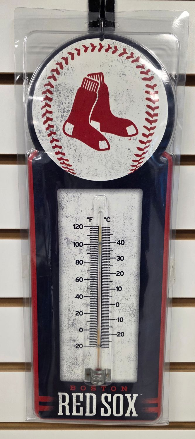 Open Road Remington Sign- Boston Red Sox Thermometer