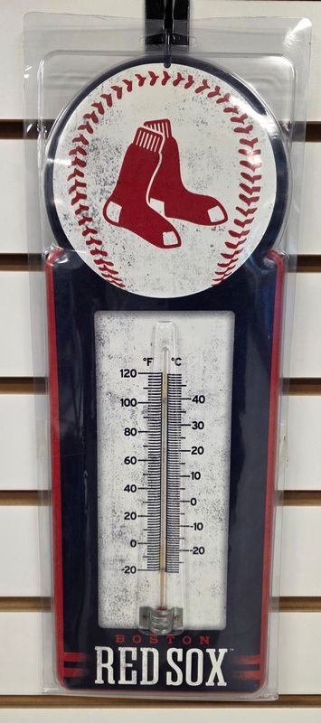 Open Road Remington Sign- Boston Red Sox Thermometer