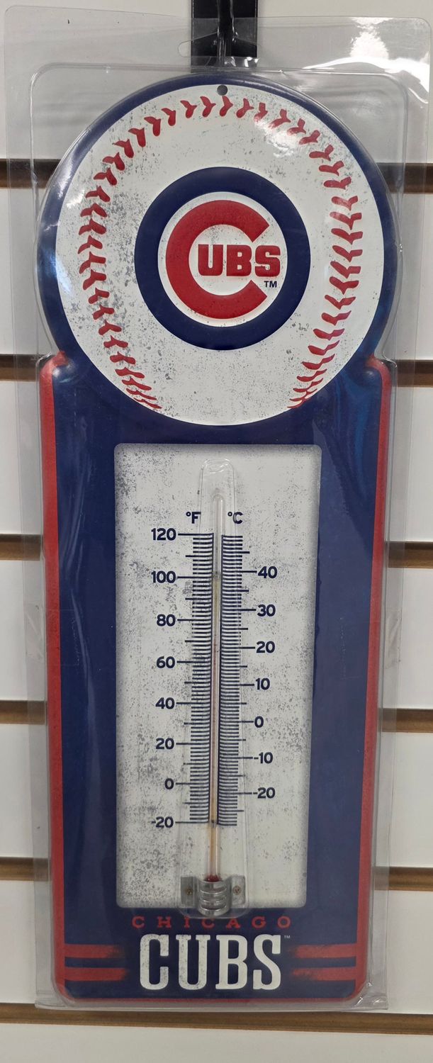 Open Road Remington Sign- Chicago Cubs Thermometer